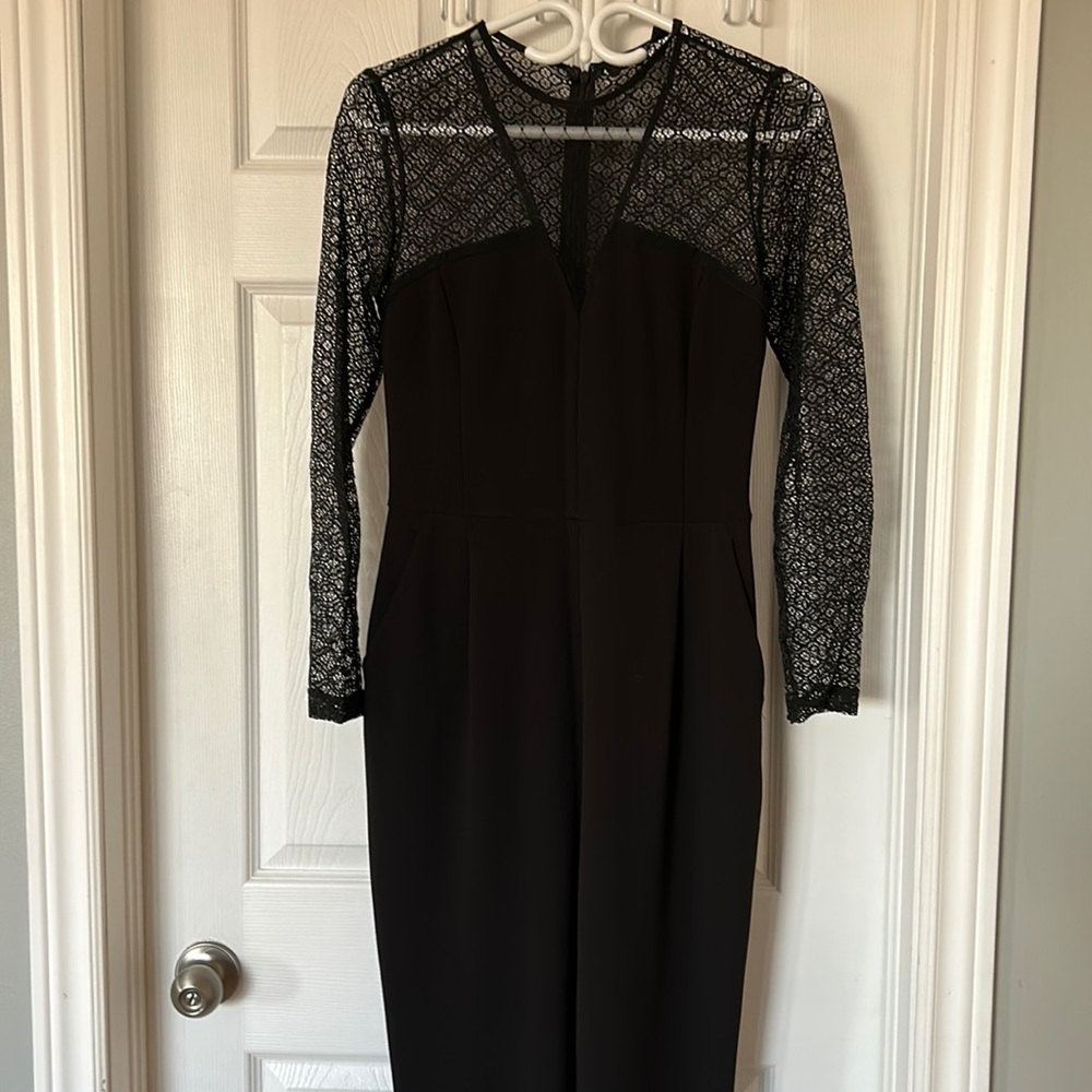Lace sleeve jumper